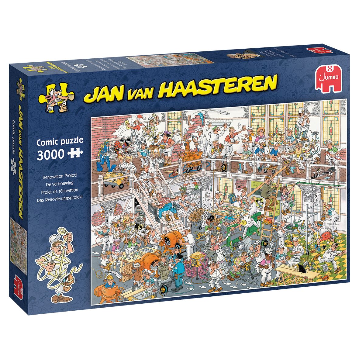 Jumbo Jan van Haasteren - De verbouwing (3000 stukjes) - Jigsaw Puzzle