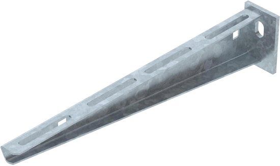 OBO Bettermann 6420710 Wand- en profielarm met gelaste koplaat B310mm staal thermisch verzinkt