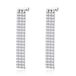 Brosway Desideri Ohrstecker für Damen aus Edelstahl 304 mit Zirkonia, Größe: 6 cm, BEIE001