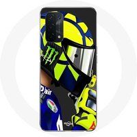 Maniacase Etui voor Oppo A54 5G Valentino Rossi Motogp wereldkampioen Speed Racer