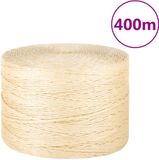 vidaXL Touw 100% sisal 3 mm 400 m
