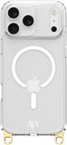 AVY Transparant Hoesje | Geschikt voor Apple iPhone 18 Pro Max / 17 Pro Max | Compatibel met MagSafe | Clear Case | Haakjes voor koord