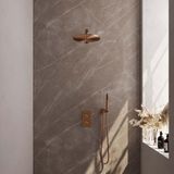 Brauer Copper Edition Thermostatische Regendoucheset Inbouw - Hoofddouche 30 cm