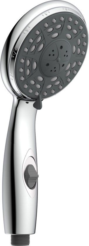 SCHÜTTE AQUA2SAVE Handdouche - Douchekop Ø 10 cm - 3 standen - Waterstop - Chroom