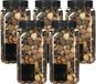 Mica Decorations decoratie stenen - 5x - 650ml - donkerbruin mix - hobby steentjes - sier stenen
