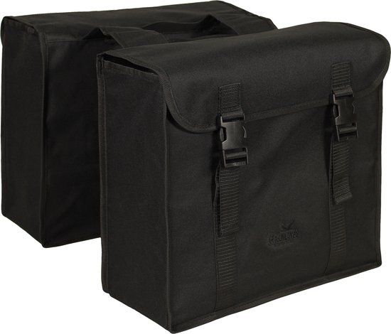 Greenlands Dubbele Fietstas - Zwart - 34L - Polyester - Achter - Waterafstotend