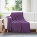 vidaXL Dekentjes - 6 stuks - Paars - 200 x 150 cm - Fleece