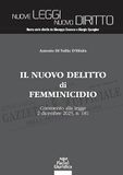 Il nuovo delitto di femminicidio. Commento alla legge 2 dicembre 2025, n. 181