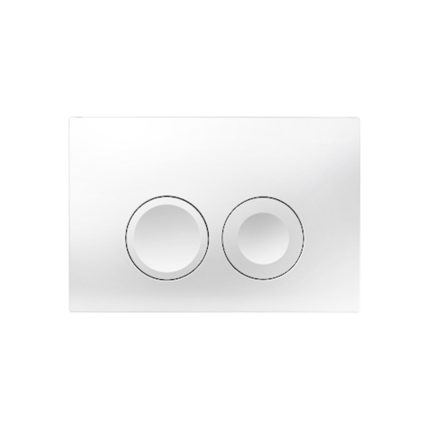 Geberit Delta 21 Bedieningsplaat - Mat Wit - Frontbediening