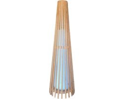 Interieurdirekt - Vloerlamp Anto - Teakhout - 120cm - Naturel