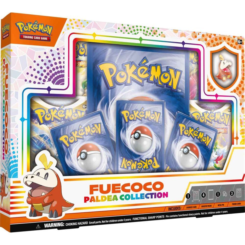 Asmodee Fuecoco Pin Collection Box - Pokémon TCG - 0820650852114