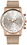 Geneva Geneva Luxe Horloge voor Dames - Modieus Kwarts Uurwerk Mesh Bandje Wit logo