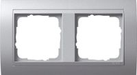 Gira Event Afdekraam - 2-voudig frame - Aluminium