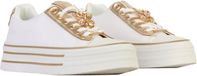 Super Mode Lage sneakers met veters Goud