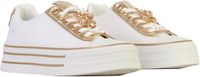 Super Mode Lage sneakers met veters Goud