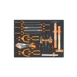Beta MB65 ?Zachte foam inlegbak met slaggereedsschap | vijlen | borgveer- en griptangen - 024504265