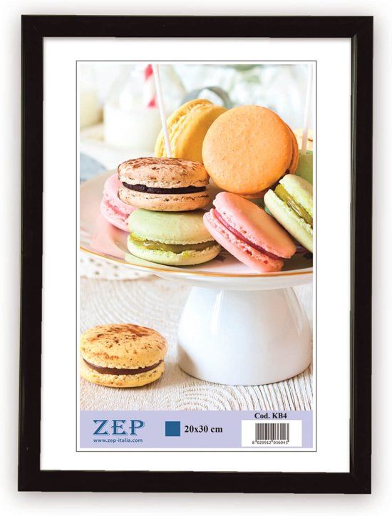 Zep Kunststof Fotolijst New Easy Zwart 15x20 cm