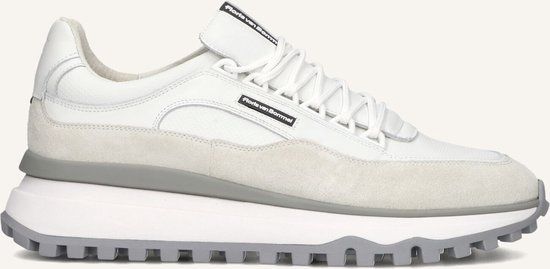 Floris van Bommel Sfm-10248 De Gripper Sneakers - Leer - Heren - Wit - Maat 40