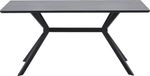 WOOOD Bruno Eettafel - MDF - Zwart - 160x90