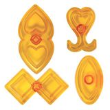 JEM Holle zijsnijders, Set van 4
