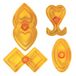 JEM Holle zijsnijders, Set van 4
