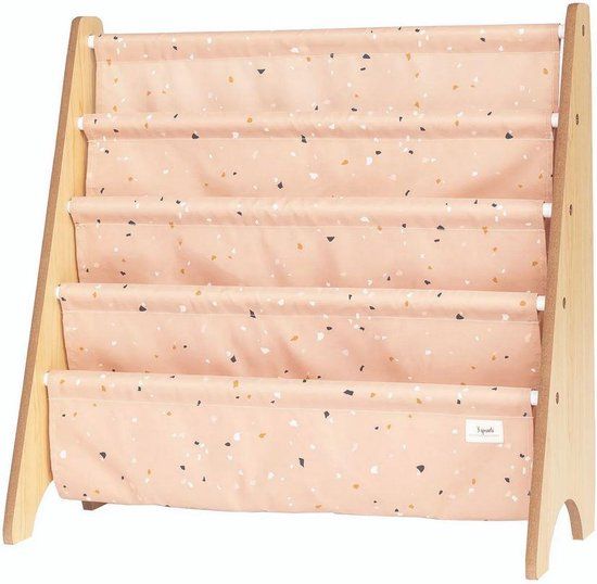 3 Sprouts Boekenrek Terrazzo Roze