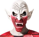 Atosa Halloween/Horror eng verkleed masker - Ork/zombie/monster/duivel - wit/bloed - volwassenen - Latex