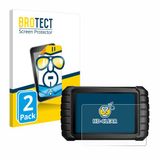 BROTECT - Screenprotector voor iCarsoft CR Max - Folie Beschermfolie transparant 2 Stuks
