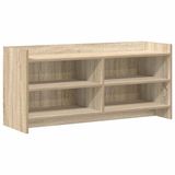 vidaXL TV-kast 100 x 33 x 47 cm Sonoma Eiken Bewerkt hout