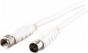 Schwaiger KVCKHQ195 532, 5 m, F, IEC, Wit