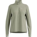 Odlo Zeroweight Pro Warm Hardloopjas Dames-Olijf, Maat XS