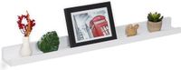 Merkloos Relaxdays fotoplank - 80 cm breed - wit