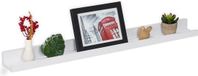 Merkloos Relaxdays fotoplank - 80 cm breed - wit
