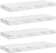 vidaXL Wandplank Wit Marmer 60 x 23,5 x 3,8 cm