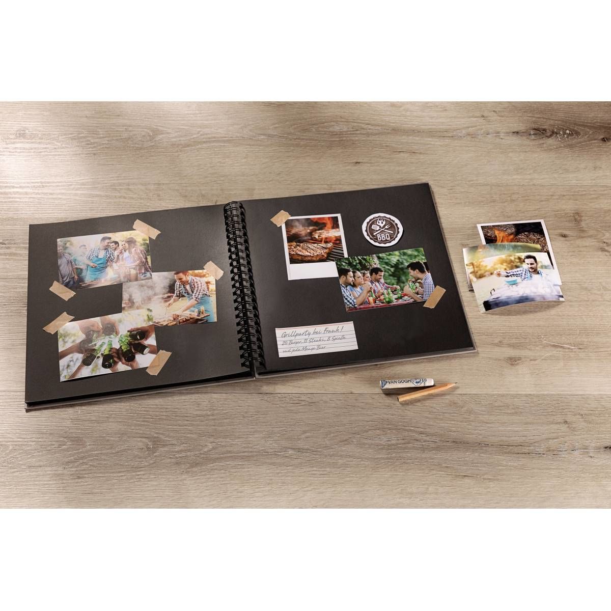 Walther Design Walther SA-108-Q Fotoalbum - Roze - 26x25 cm