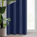 Eurofirany 396261 Sheer Grommet Polyester Navy 1350x2500mm