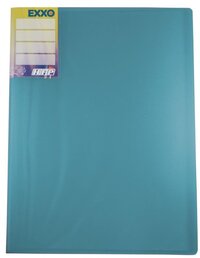 EXXO-HFP Compact A4 Show Album - 10 Pockets - Turquoise - 2 Pieces