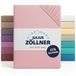 Julius Zöllner Set van 2 Jersey Hoeslakens voor Baby- en Kinderbed - 100% Katoenen Jersey - Oeko-Tex Standard 100 Gecertificeerd - Afmetingen: 60 x 120 cm / 70 x 140 cm - Roze