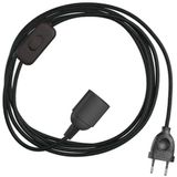 Creative Cables Douille E14 avec câblage 1,8 m noir