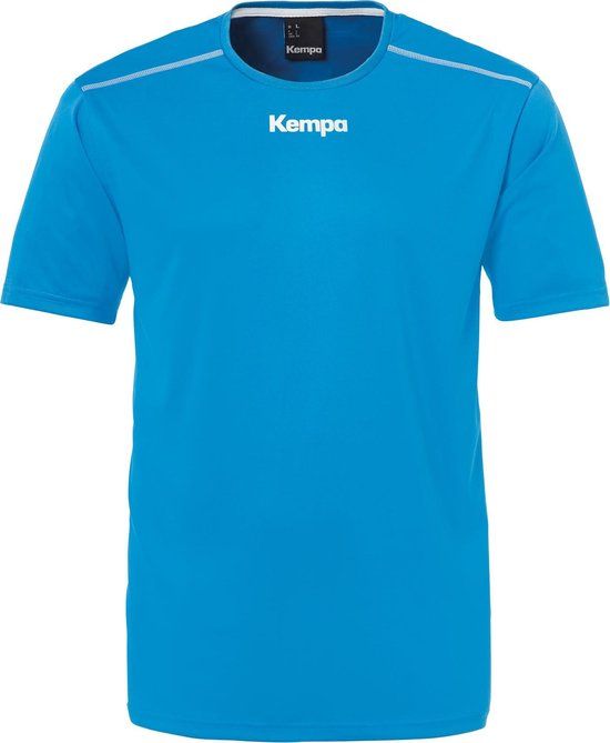 Kempa Poly Sportshirt performance - Mannen - blauw - Maat S
