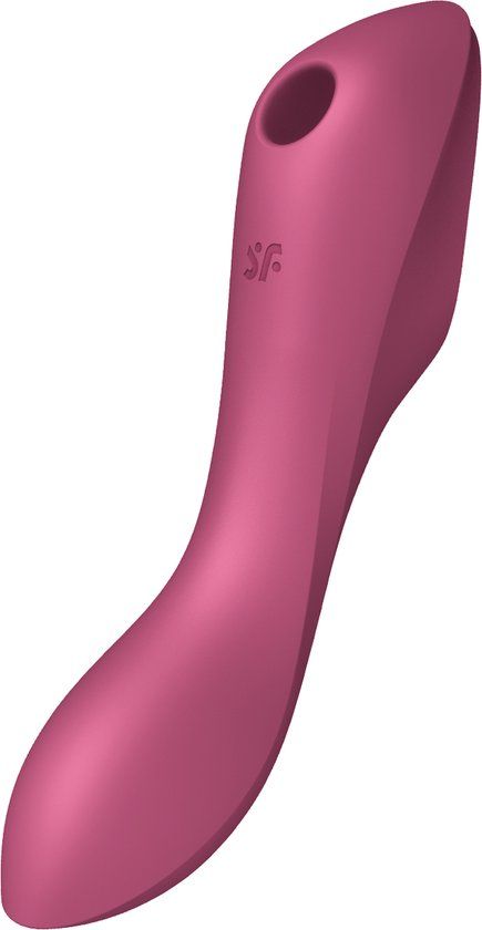 Satisfyer Curvy Trinity 3 - Drukgolfvibrator - Rood