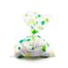 Italpak X611014091200 Transparante Uitdeelzakjes, Cellofaan Plastic Traktatie Kado Zakjes, Snoepzakjes, Traktatiezakjes Geboorte, Verjaardag, Bruiloft, Donkergroen en Lichtgroen, 50 stuks, 9x12,5 cm