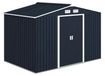 Abri de jardin Armoire de jardin en métal avec portes coulissantes