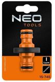 NEO TOOLS Type I Verbinding - Hoogwaardig Kunststof - Compatibel met ½” tot ¾” Slangen