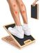 Étirement du mollet planche inclinée - Portable - Bois - Angles réglables - Antidérapant