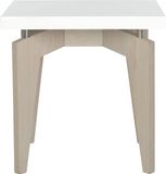 Safavieh Bijzettafel Joseph Wit MDF Hout Klassiek Rechthoek 49x49x50 cm