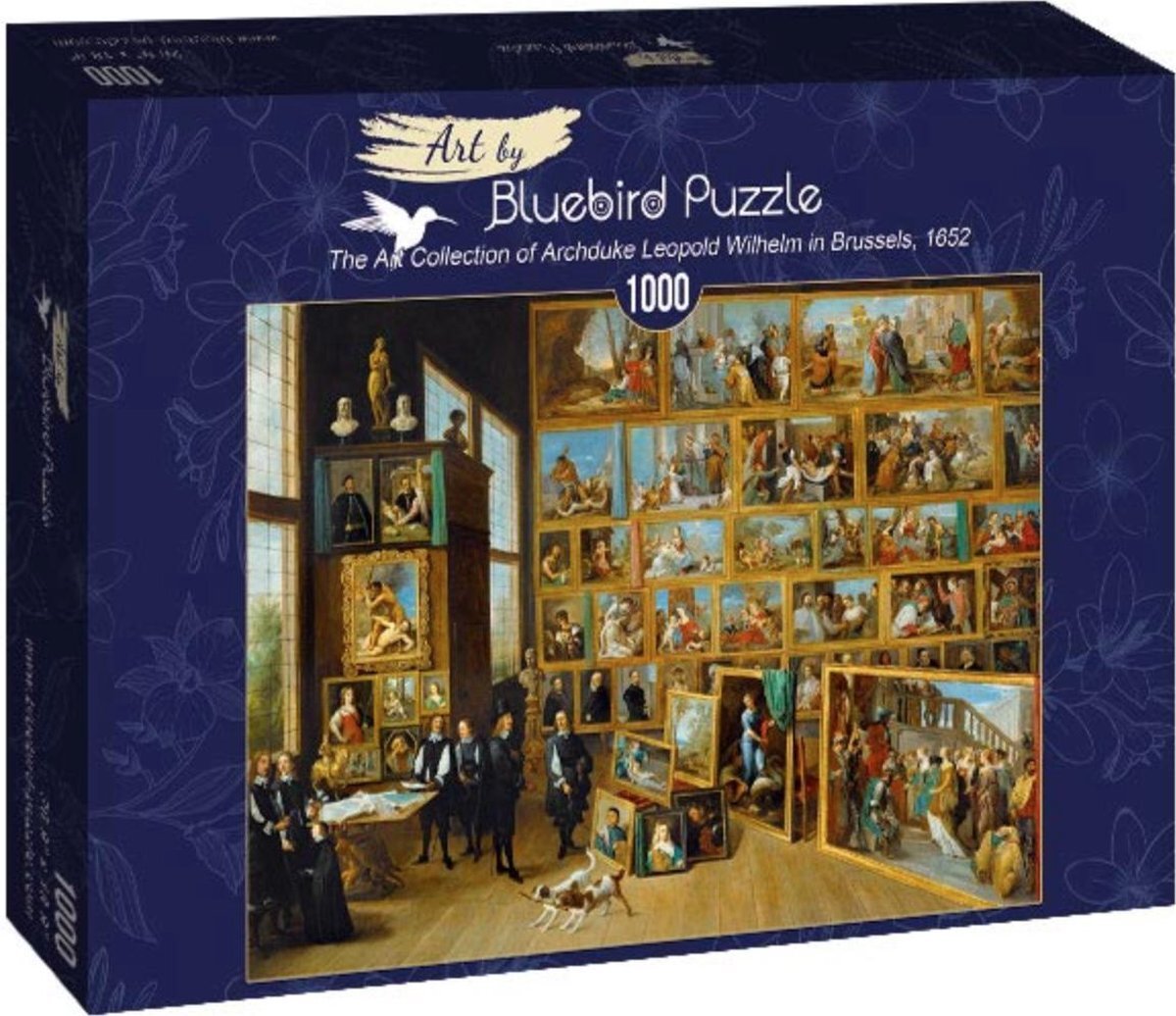 Art by BlueBird D.Teniers Jr- The Art Collection of Archduke Leopold Wilhelm, 1652 (1000 stukjes, kunst puzzel)