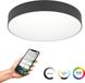 EGLO connect.z Gallizzi-Z Smart Plafondlamp - LED - Ø 49 cm - Zwart/Wit - Instelbaar RGB & wit licht - Dimbaar - Zigbee