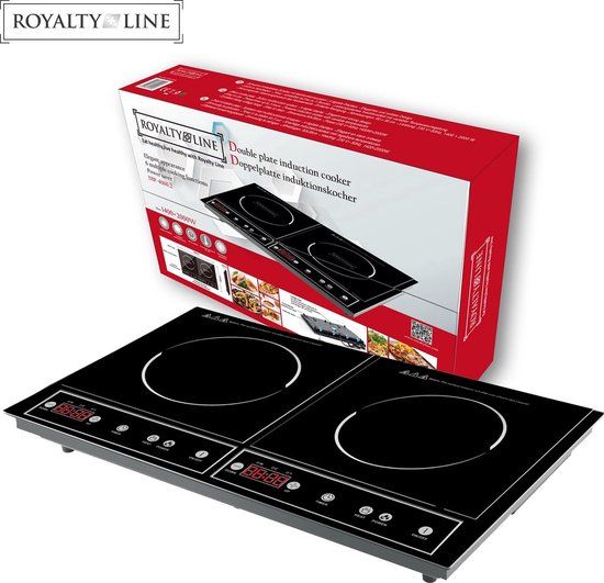 Royalty Line Dubbele Inductie Kookplaat - Zwart