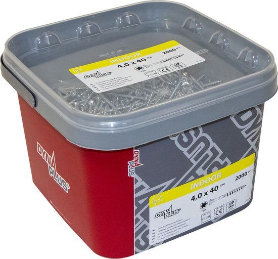 Dynaplus Unischroeven Torx 25 platkop Verzinkt 5 x 70mm (600 stuks)